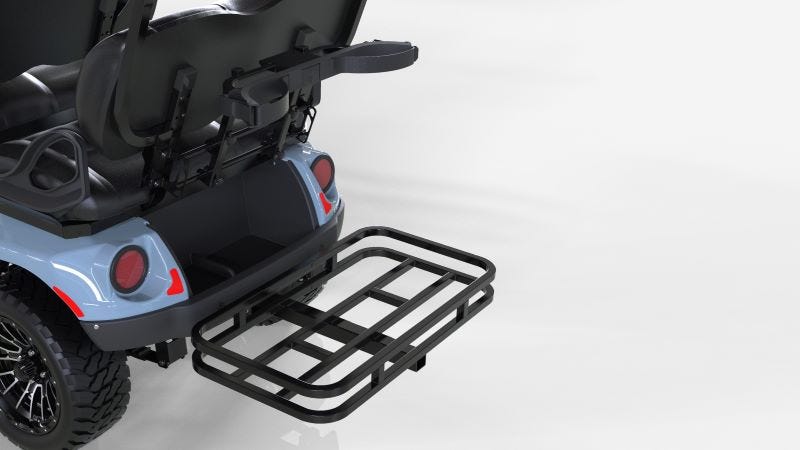 Golf cart rear cargo basket deals
