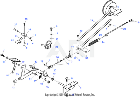 CUSH SPRING, RETURN (BRAKE) | E-Z-GO